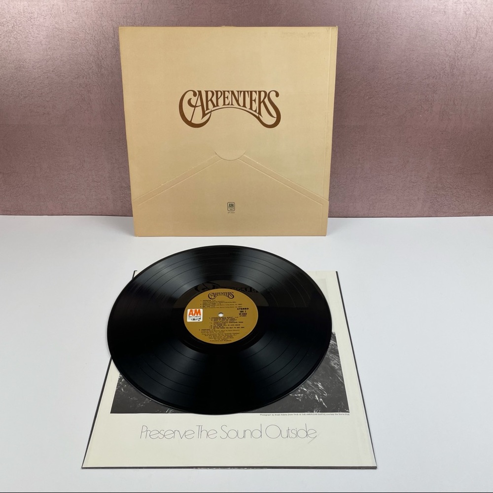 Vintage Carpenters Self Titled Preserve The Sound Outside A&M Records Vinyl